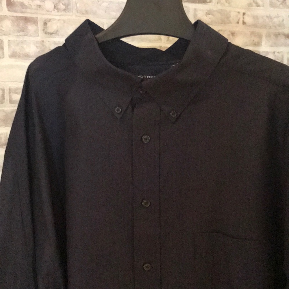 Deep navy men’s dress shirt